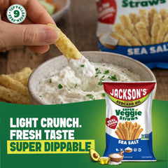 Jackson's veggie straws in a lunchbox demonstrating convenient, school-safe snacking