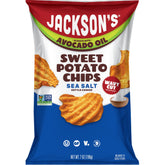 Jackson's front packaging showing bag design and serving suggestion, appealing shelf presence