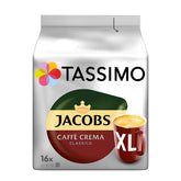 Jacobs front packaging showing 16-servings and XL cup size benefit
