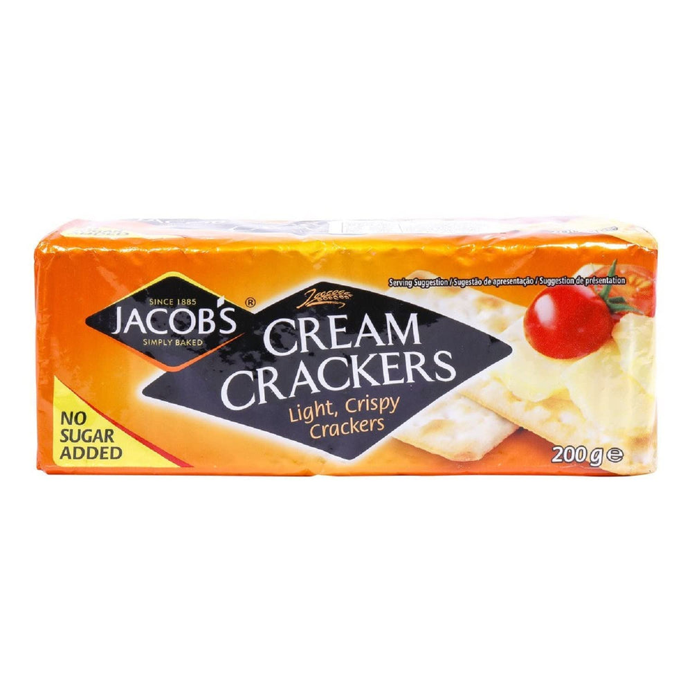 JACOB'S front packaging showing 200g multipack and brand clarity