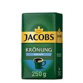 Jacobs Kronung Decaf front pack showing bag and branding for easy selection