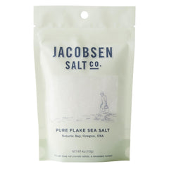 Jacobsen Salt Co. jar front view showing branding and compact size, perfect for gifting