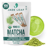 Jade Leaf packet front view showing branding and single-serve convenience