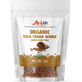 Jai Ho front packaging showing 4 lb bag and organic label, clear pantry benefit