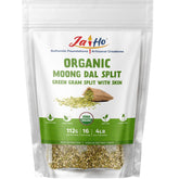 Jai Ho front packaging showing 4 lb bag and organic badge for trust