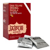 Jaipur Avenue front packaging showing 50 servings and ingredient highlights for convenience