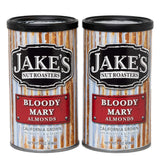 Jake's Nut Roasters front can showing branding and savory flavor benefits