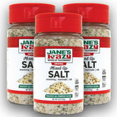 Jane's Krazy front packaging shows label and benefits for pantry convenience