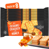 Jans front packaging showing product and honey note, visual clarity and shelf appeal
