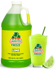 Jarritos freeze lime front bottle showing label and resalable cap for easy storage