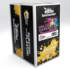 Java Factory pod close-up revealing sealed pod texture and freshness preservation