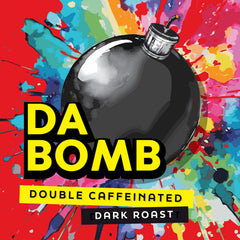 Java Factory poured cup of dark roast coffee, exhibiting rich color and bold aroma