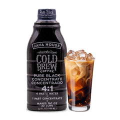 Java House front packaging showing 32 oz bottle and brand clarity