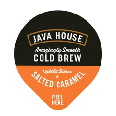 Java House pouring concentrate over ice for smooth cold brew