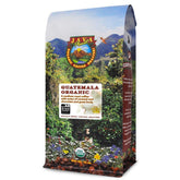 Java Planet front packaging 16 oz showing organic label and medium roast benefit