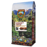 Java Planet front packaging showing cinnamon vanilla label and organic badge for trust
