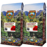 Java Planet front packaging showing 32oz bag and roast benefits