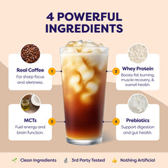Javvy powder close-up texture, shows smooth mixability benefit