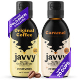 Javvy front packaging showing product and flavors for quick identification