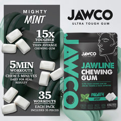 JAWCO open pack with 35 pieces visible demonstrating workout supply