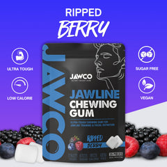 JAWCO close-up texture of gum showcasing high-resistance feel