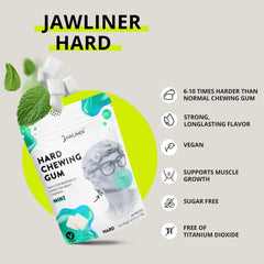Jawliner close-up of gum texture highlighting firm resistance and durable chew