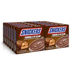 JEL SERT front packaging showing SNICKERS pudding mix and benefits