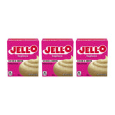 Jell-O front packaging showing tapioca flavor and fat-free benefit