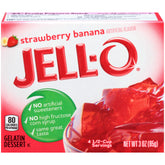 Jell-O front packaging showing six 3 oz boxes and product name, clear shelf appeal