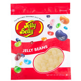 Jelly Belly front bag packaging showing A&W cream soda branding and resealable convenience