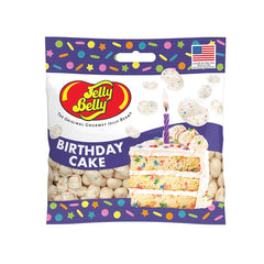 Jelly Belly bag in hand for size comparison and easy portability benefit