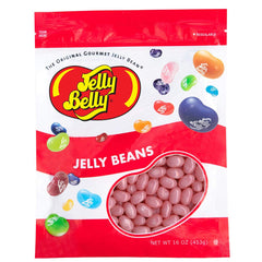 Jelly Belly front packaging showing 1 lb resealable bag and brand