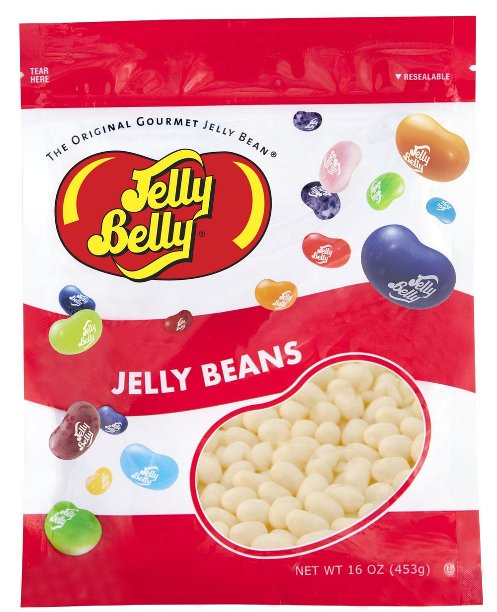 Jelly Belly front packaging showing resealable bag and freshness