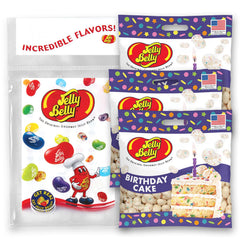 Jelly Belly front packaging showing pumpkin pie grab & go bags and convenience