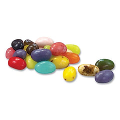 Jelly Belly trial packs held in hand showing size and portion convenience