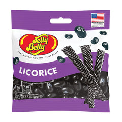 Jelly Belly open resealable Grab & Go bag demonstrating freshness and portability