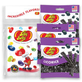 Jelly Belly front packaging showing pumpkin pie flavor and branded bag for gifting