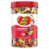 Jelly Belly tub front view showing brand and flavor variety, great for gifting