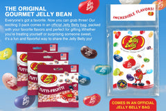 Jelly Belly close-up of speckled bean texture highlighting chewy consistency