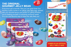 Jelly Belly close-up of jelly bean texture highlighting bold flavor and chew