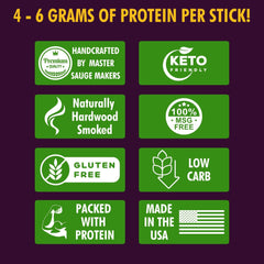 Jerky.com unwrapped stick displaying interior and ready-to-eat appeal