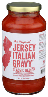 Jersey Italian front label showing jar and brand, clear product identification and quality