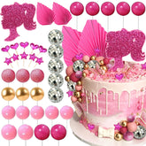 JeVenis hot pink girl topper front view showing bold focal point and party-ready styling