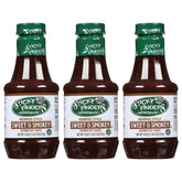 JFS Sticky Fingers front packaging showing three bottles and recipe sheet benefit