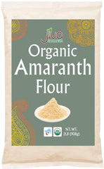 Jiva Organics front packaging showing 2 lb bag and organic label benefits