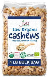 Jiva Organics bag front view showing product packaging and size benefit