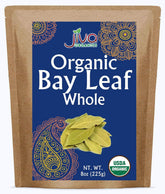 Jiva Organics front packaging showing 8 ounce resealable bag and organic label benefit
