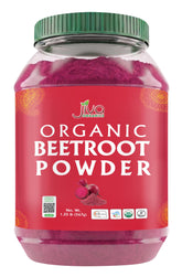 Jiva Organics front jar view showing packaging and bulk size benefit