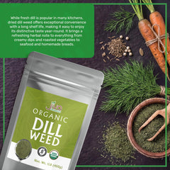 Jiva Organics dill in ceramic bowl ready to use with visual freshness benefit