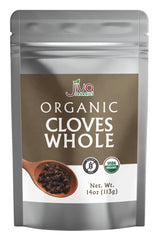 Jiva Organics front packaging showing 14-ounce kraft bag and benefits